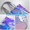 Buy cheap Reflective laser PU leather bag, Iridescent Tote, Fashion Holographic Handbag, Privacy Bag, Stadium Work Bag from wholesalers