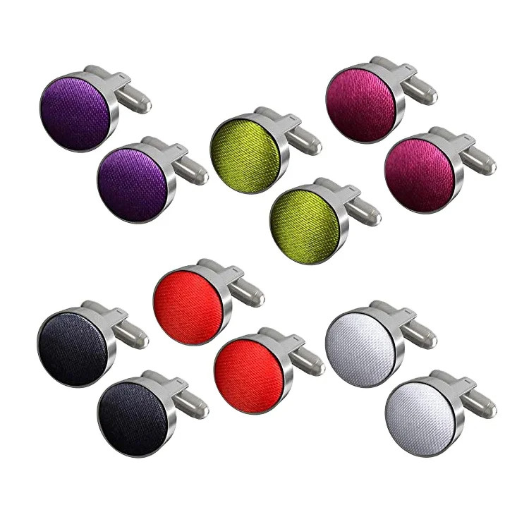 Cuff Links Set Custom Monogram Mens Red Wedding Gift Cufflinks
