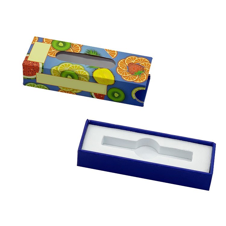 CR Vape Cartridge Box , Cardboard Sleeve Box Matt Lamination Printing With Viewing Window
