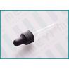 Buy cheap 13/410 Glass Dropper Bottles Dropper , Black Ribbed Mini Plastic Droppers from wholesalers