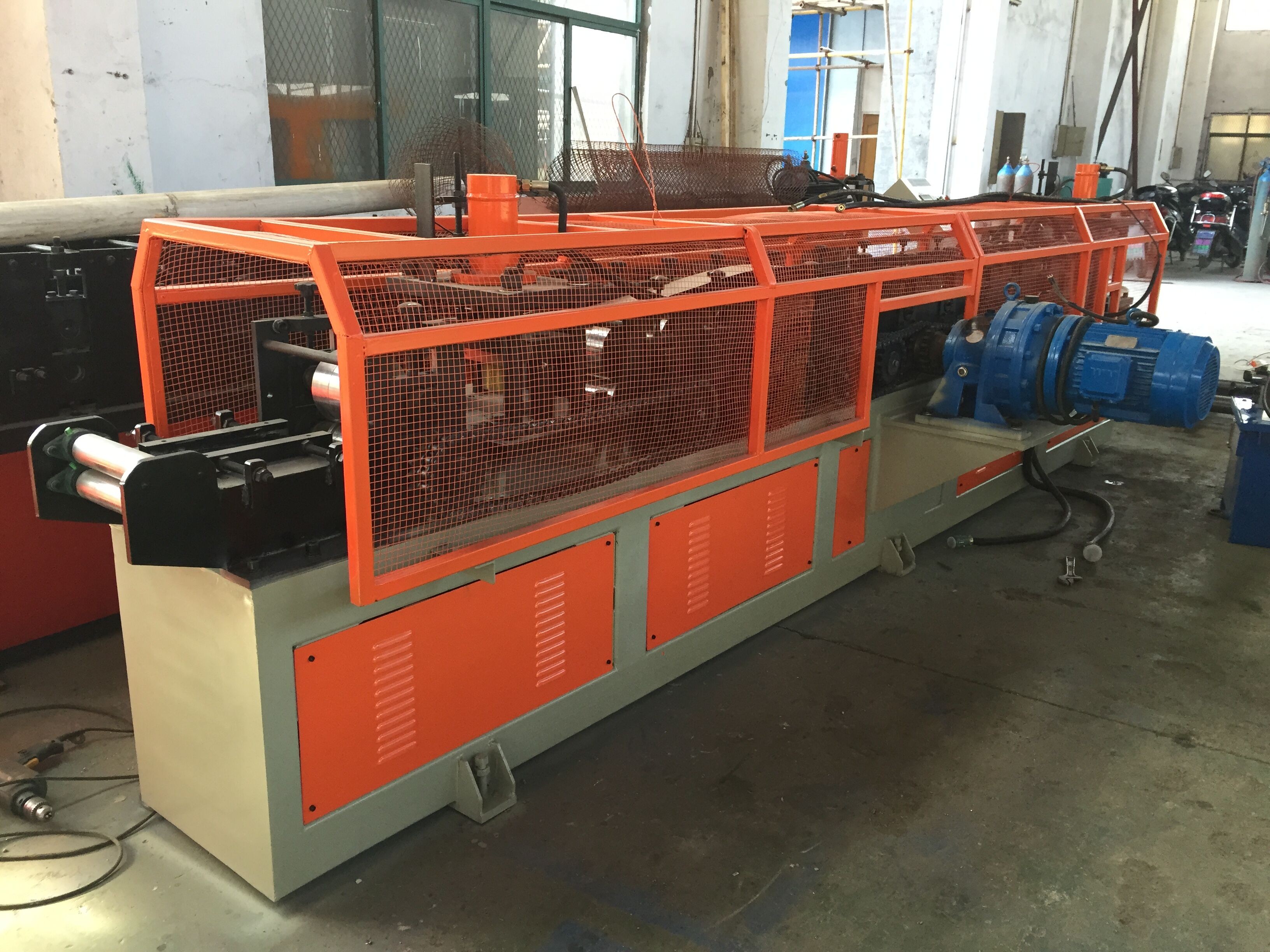 10 Steps Light gauge Steel Framing Machine, C U Stud And Track Rolling Machine