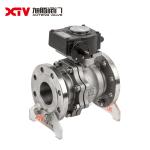 Stainless Steel High Platform Flanged Floating Ball Valve PN16 Perfect for