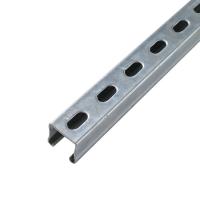 Buy cheap GB/T 700-2006 Standard Hot Rolled Galvanised Slotted Channel Carbon Steel C product