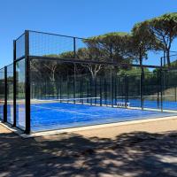 Buy cheap Wheelchair Accessible Padel Tennis Courts Fields Type With PE Fence product