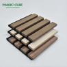 Buy cheap Polyester Thickness 9mm/12mm Slatted Wooden Veneer Pet Acoustic Slat Wall Panels for Stadium from wholesalers