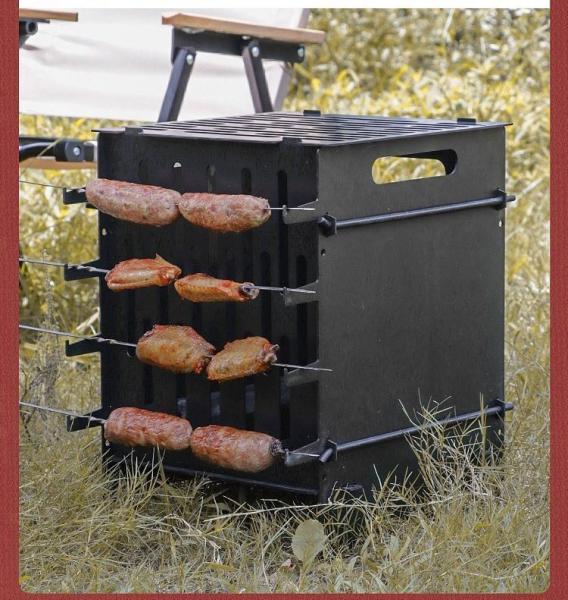 Multifunction Portable BBQ Grill Stove For Grilling Skewering And Cooking