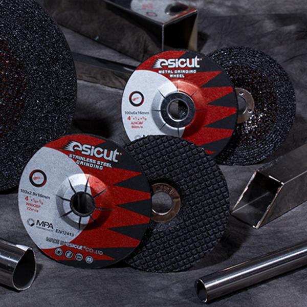 Buy cheap Iron Silicon Carbide Corundum Grinding Wheel A24OBF 4'' Abrasive Disc from wholesalers