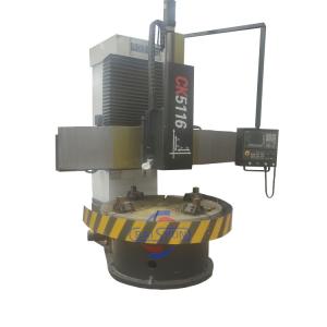 Single Column CNC Vertical Lathe Machine High Precision CK5116