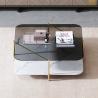 Buy cheap Three Parts 2 Layper SS Coffee Table With Metal Frame 0.45CBM from wholesalers