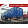 Buy cheap CE / ISO 3 Axles 50 Tons Side Wall Semi Trailer Carry Cement Bags Goods from wholesalers