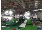 Advertising Silver Inflatable Mirror Balloon Reflective Ball Theme Decoration