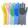 Buy cheap Heat Resistant Silicone Cleaning Gloves Custom Magic Silicone Dishwashing Gloves from wholesalers