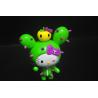 Buy cheap Cute Custom Plastic Toys , Hello Kitty Cake Topper Figurine White / Green / Red Color from wholesalers