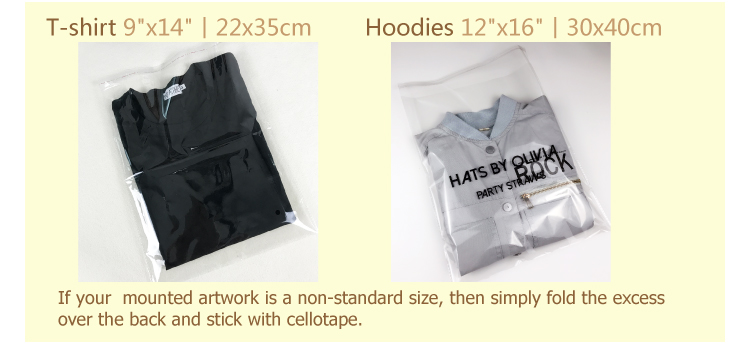 Hot sale Recycled Custom Self-adhensive Apparel Packaging Plastic Bag, Top Quality Opp PVC plastic bag For clothes