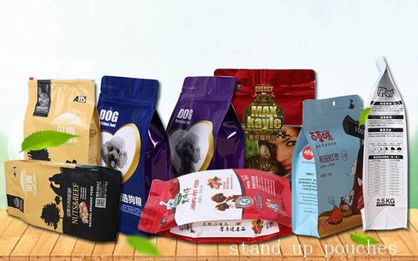 Buy cheap Plastic Stand Up Zipper Bags Moisture Proof For Food Packaging from wholesalers