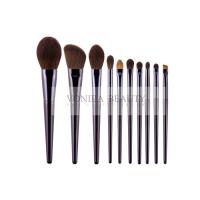 Buy cheap Cruelty Free Vegan Synthetic Hair Cosmetic Brush Kit 10Pcs For Makeup Starter product