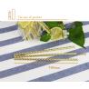 Buy cheap Recyclable Print Paper Drinking Straws In Bulk Gold Foil Pattern Iso9001 from wholesalers