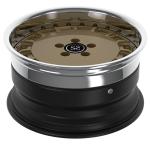 19x8.5ET38/19x9.5ET56/5x112/66.6 3-PC Polished+Bronze Rims For2019 Mercedes-Benz