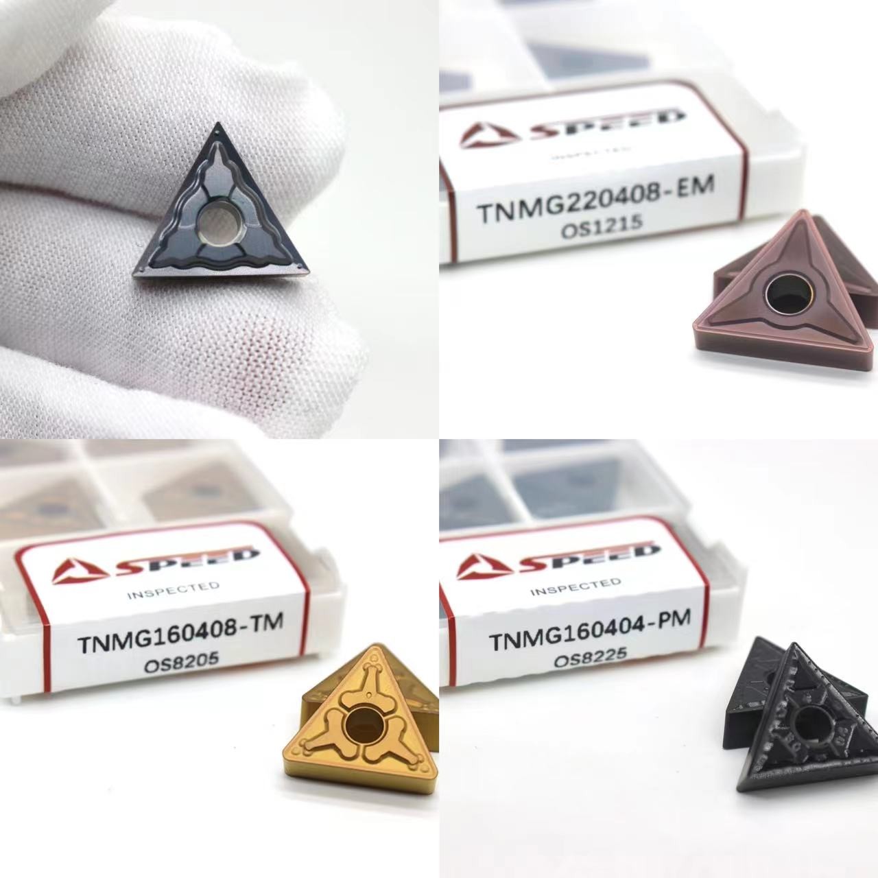 Indexable Turning Inserts Triangle TNMG160404 TNMG160408 TNMG2204 Carbide Tools for Metal