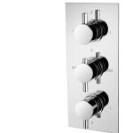 Polished Concealed Shower Mixer Featuring Ceramic Valve Type T8562