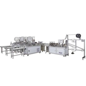 Buy cheap 300kw Power Cupped Face Mask Machine , Face Mask Manufacturing Machine PLC Control from wholesalers