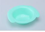 Light Green Silicone Baby Feeding Bowls , Soft Silicone Baby Plate Easy Wash