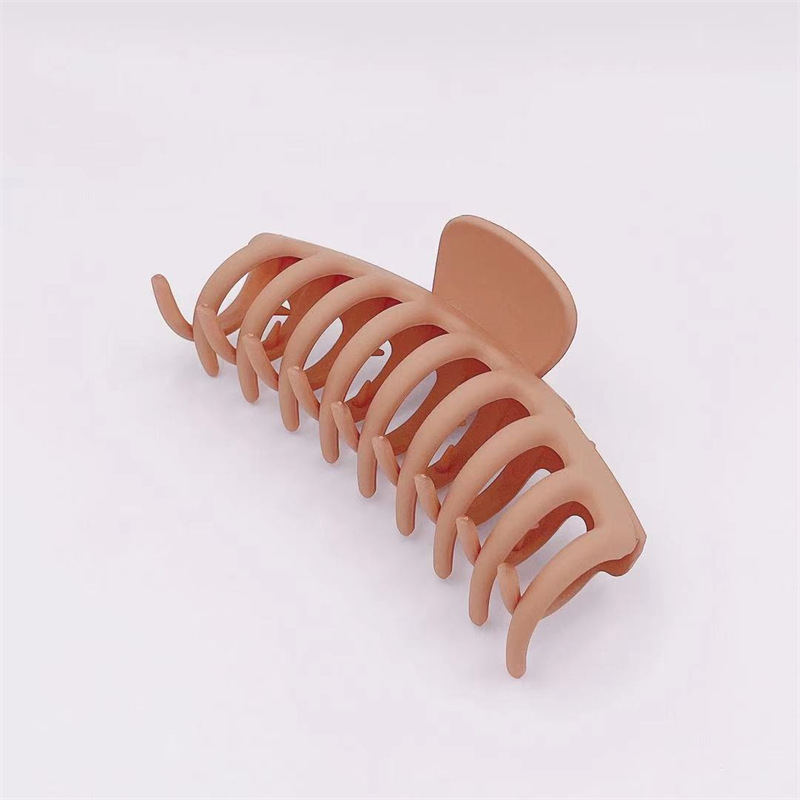 Black Matte Claw Hair Clips Korean Solid Hair Claws Large Ponytail Hair Claw 30g