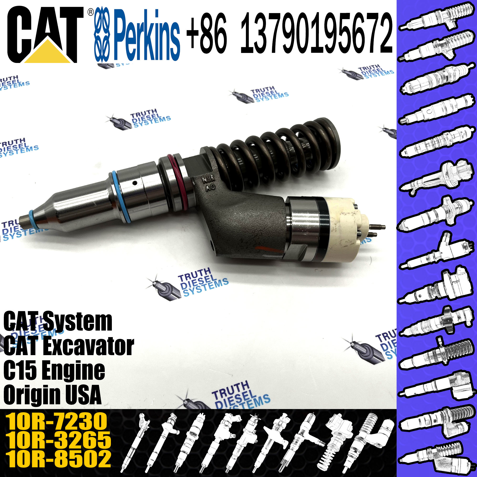 291-5911 10R-7230 Diesel Engine Parts For CAT Caterpillar Excavator 395 390F