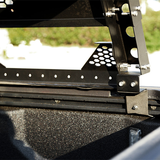 1336x1529x505mm Silver Black Powder Coated Off-Road Mount for Toyota Pick Up Bed Rack