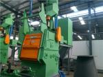 2TPH - 4TPH Rubber Belt Shot Blasting Machine Small Fittings Cleaning