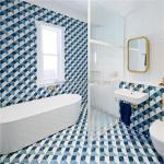 Solid Frameless Fluted Moru Tempered Frosted Glass Panel for Shower Screen