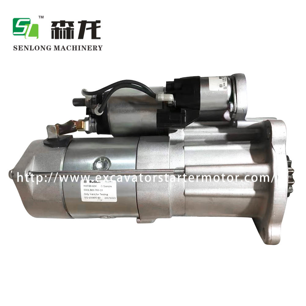 24V 6.0KW 12T Excavator Starter Bosch Motor ​610800090029 0001251511 0001251512 M93R3017SE M93R3043SE M93R3043SE-VPP