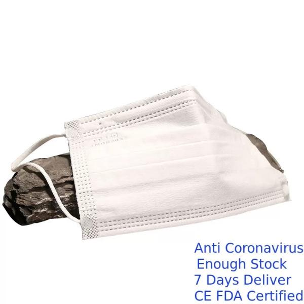 Anti Germs Disposable Pollution Mask , Earloop Procedure Masks Easy Breathabilit