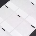 25.4*38.1-12.5mm,2mil White Matte Translucent Water Resistant Vinyl Cable Label