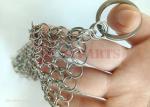 316 Stainless Steel Food Grade Kitchen Chainmail Scrubber For Cast Iron Cleaner