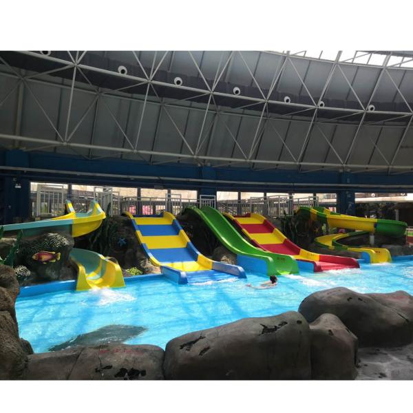 Buy cheap Interactive Fiberglass Kids Water Slide For Family Fun Colorful Design Easy Assembly from wholesalers