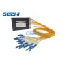 Buy cheap 1x16 Optical Transport CWDM Module 1310 - 1610nm Wavelength ABS Box from wholesalers