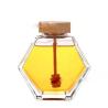 Buy cheap 250ml Clear Food Glass Jar Bamboo Lid For Holding Honey Storage from wholesalers