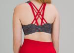 Padded Criss Cross Back Sports Bra Elasticity Material XS-5XL Size
