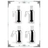 Buy cheap 18.8mm 14.4mm Showerhead Perc Glass Ashcatchers Thickness 5.0mm from wholesalers