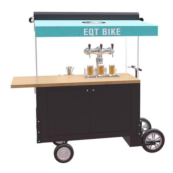 Buy cheap Box Structure Wooden 350W Beer Mobile Vending Cart from wholesalers