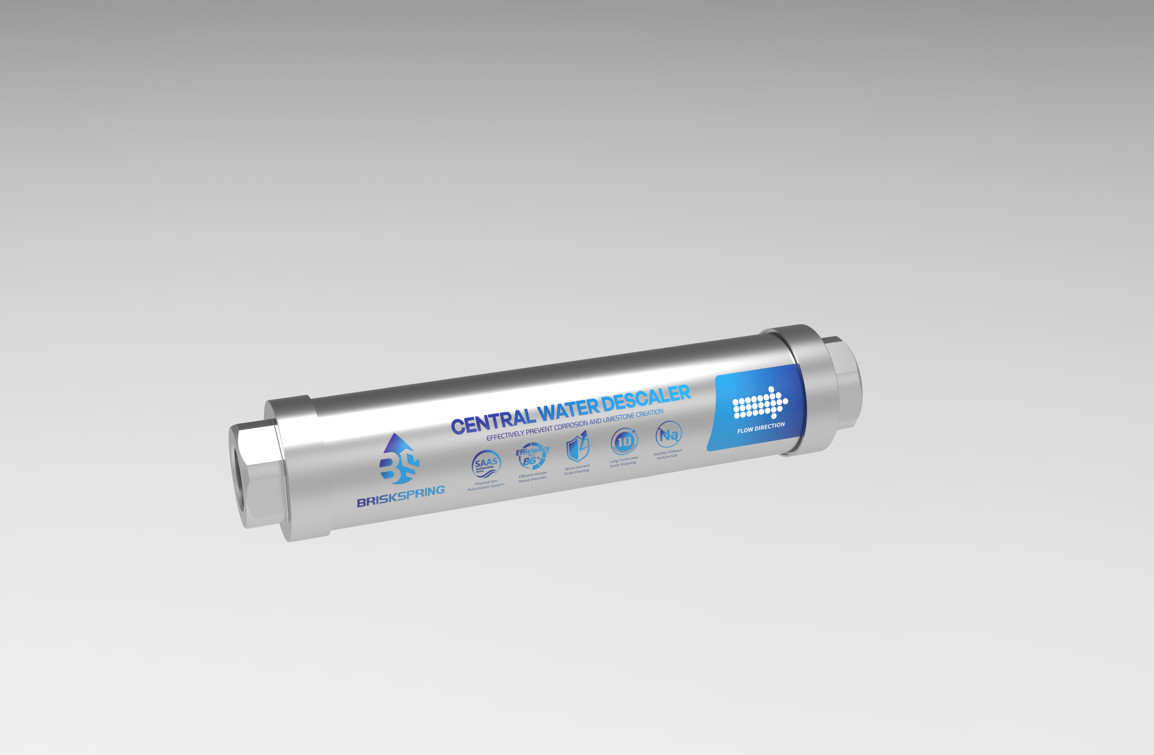 Water Filter Wholehouse Salt Free Descaler Bacteriostat Scale Inhibitor for Home