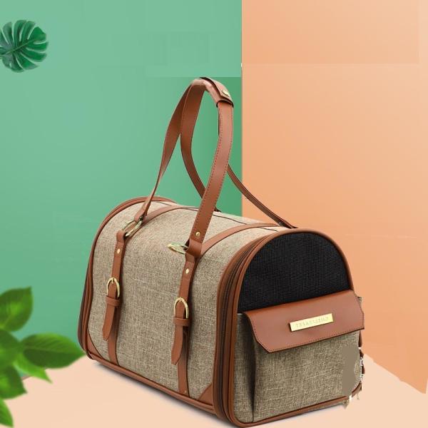 35 Lbs 20 Lbs 25 Lbs Fabric Pet Carrier Travel Bag Ventilated Thicker Bottom