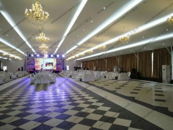 Buy cheap Silver Grey Large Event Party Tent Wedding Tent Hotel Tent Aluminum Customized With Inside Decoration from wholesalers