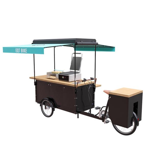 Buy cheap Large Storage Burger Food Cart Electric With 250w Rear Wheel Motor from wholesalers