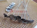 Insulation Blankets Round Hook Base Stainless Steel Lacing Anchors With Dome Cap