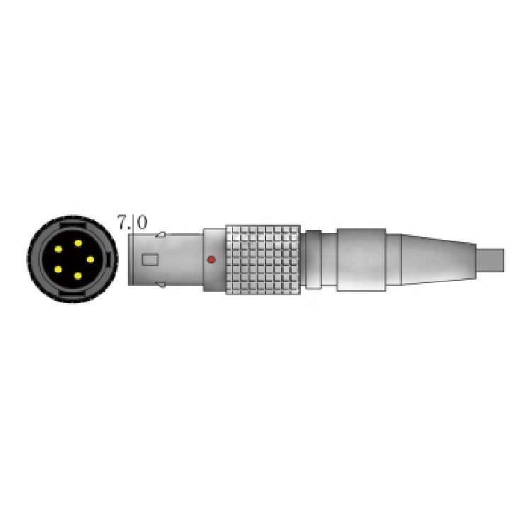 IBP adapter cable compatible for Jostra Metal 5pin single position monitor to PVB transducer