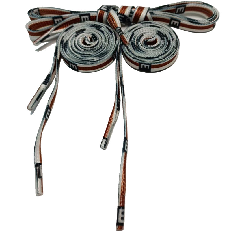 Colorful Custom Shoelace 9mm Sneaker Shoelace Flat Rope Laces