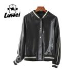 Plus Size Stand Collar Leather Motorcyclejaqueta Windcheater Utility Outdoor