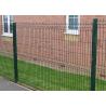 Buy cheap OEM 3D Curved Powder Coated Steel 3D Triangle Fence Panel 2*2.5m 4.0mm from wholesalers